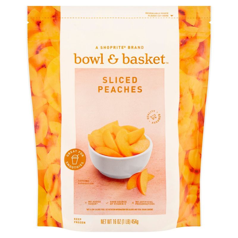 Bowl &amp; Basket Sliced Peaches, 16 oz