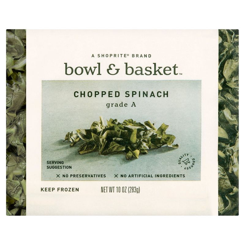 Bowl &amp; Basket Chopped Spinach, 10 oz