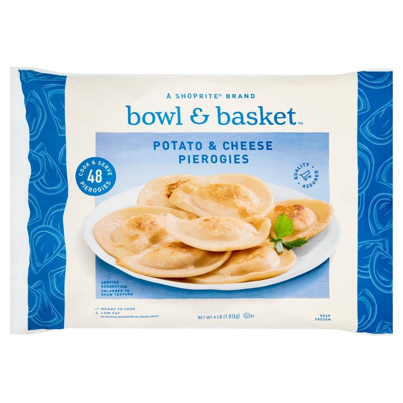Bowl &amp; Basket Potato &amp; Cheese Pierogies, 48 count, 4 lb