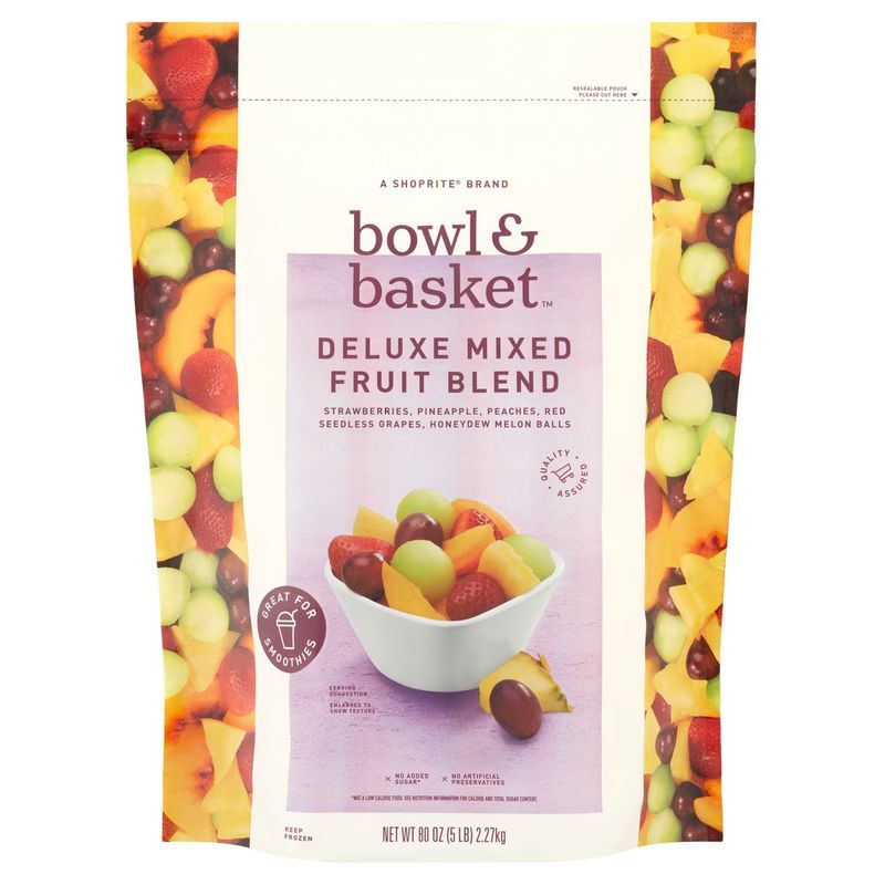 Bowl &amp; Basket Deluxe Mixed Fruit Blend, 80 oz