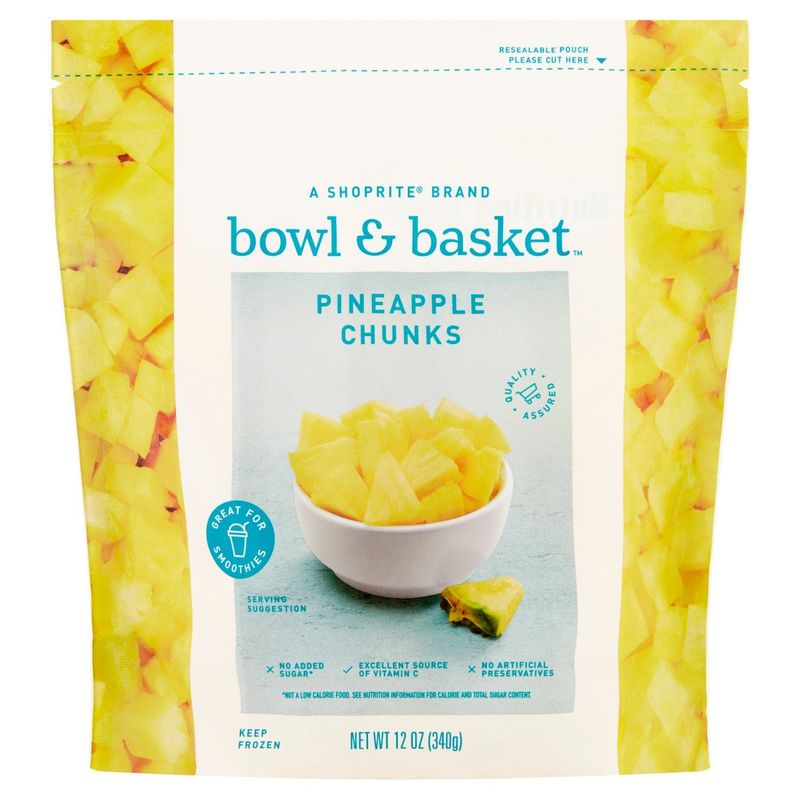 Bowl &amp; Basket Pineapple Chunks, 12 oz