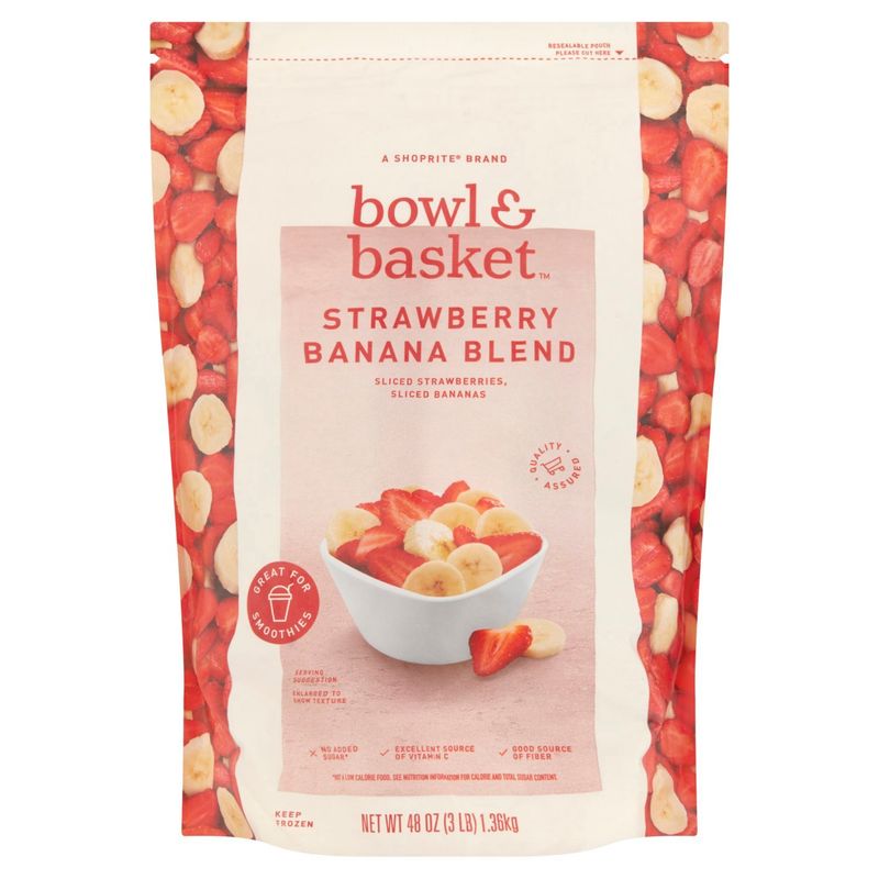 Bowl &amp; Basket Strawberry Banana Blend, 48 oz