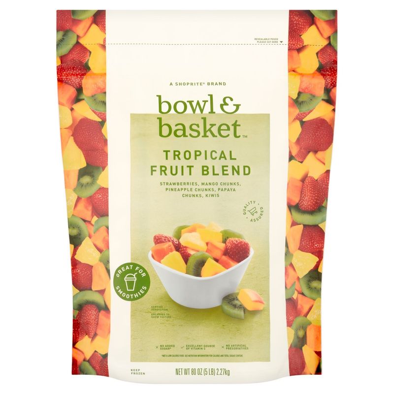 Bowl &amp; Basket Tropical Fruit Blend, 80 oz