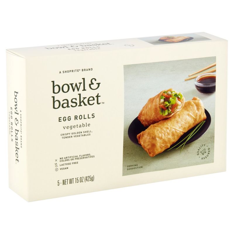 Bowl &amp; Basket Vegetable Egg Rolls, 5 count, 15 oz