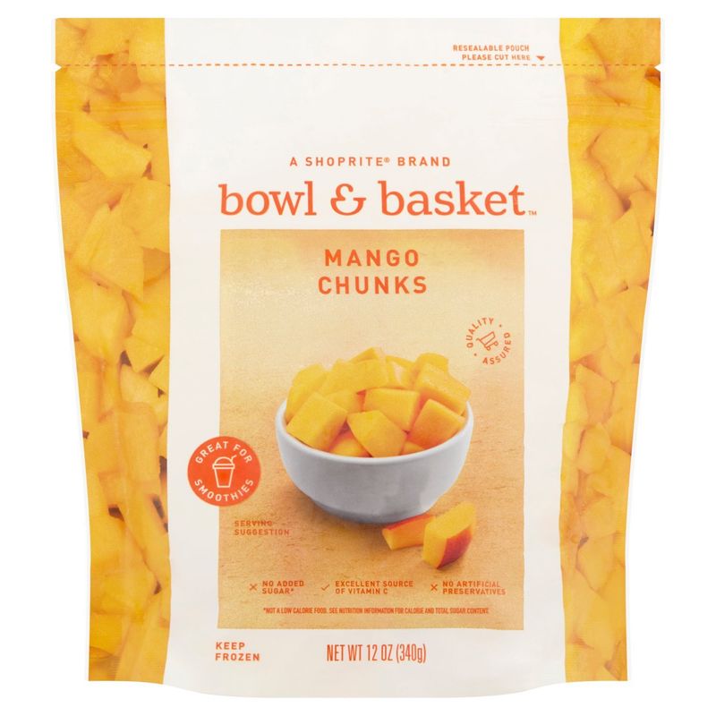 Bowl &amp; Basket Mango Chunks, 12 oz