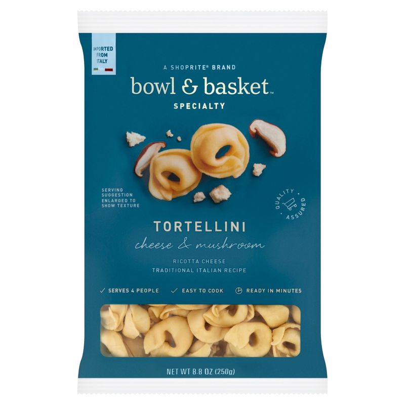 Bowl &amp; Basket Specialty Cheese &amp; Mushroom Tortellini, 8.8 oz