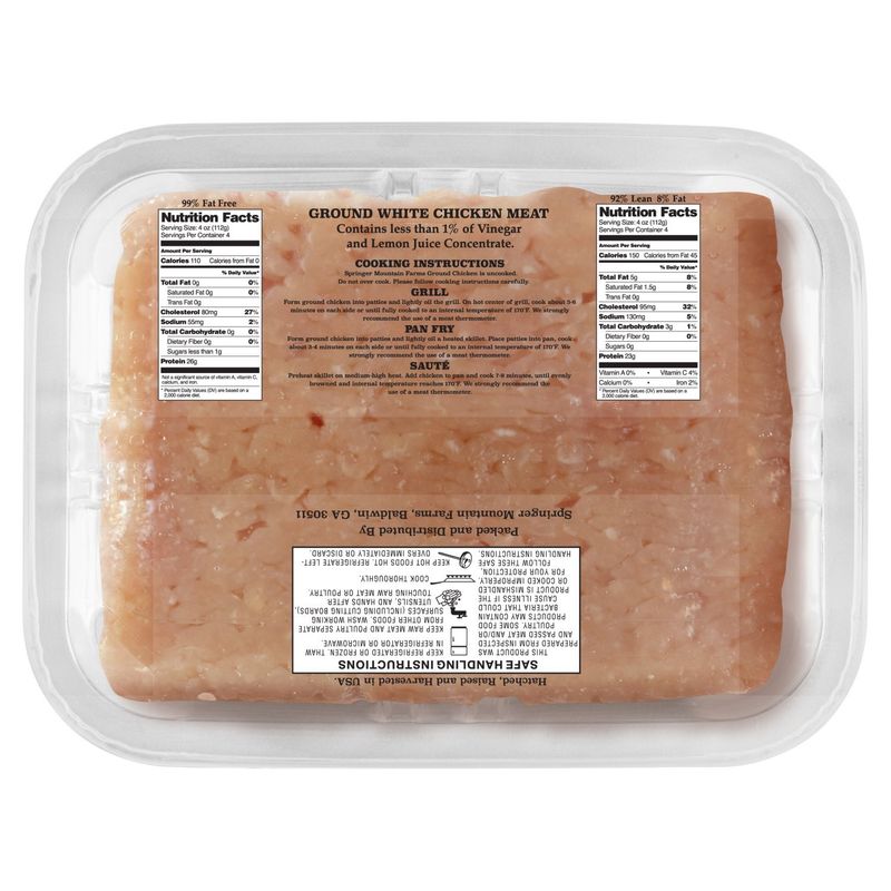 Wholesome Pantry All Natural Fresh, 99% Fat Free Ground Chicken, 16 oz