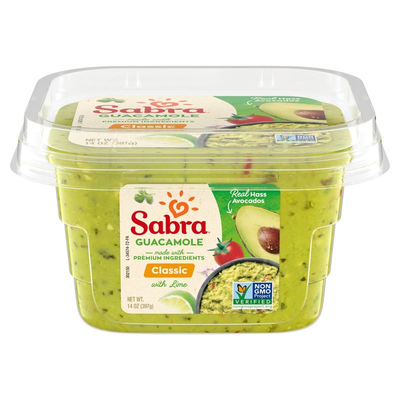 Sabra Classic with Lime Guacamole, 14 oz