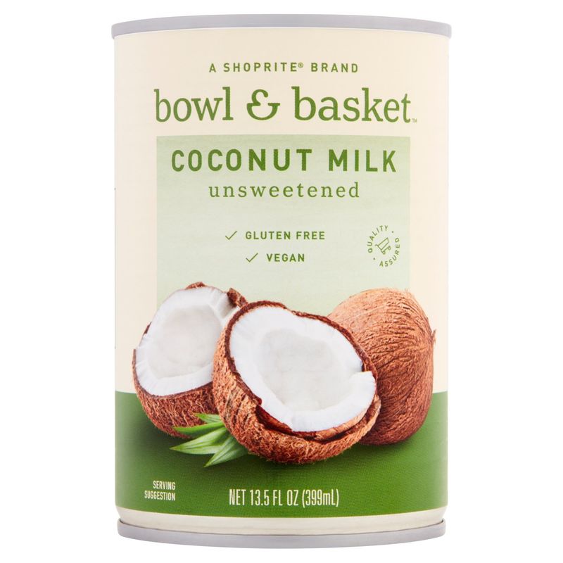 Bowl &amp; Basket Unsweetened Coconut Milk, 13.5 fl oz