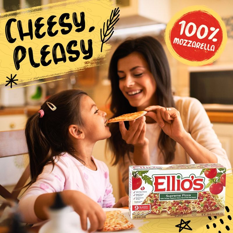 Ellio's Supreme Pizza, 9 count, 19.64 oz