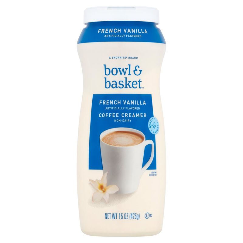 Bowl &amp; Basket French Vanilla Coffee Creamer Non-Dairy, 15 oz