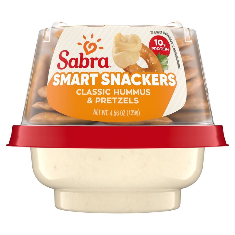 Sabra Smart Snackers Classic Hummus &amp; Pretzels, 4.56 oz