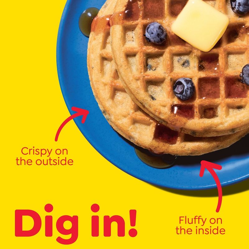 Eggo Blueberry Waffles Jumbo Pack, 40 count, 49.3 oz
