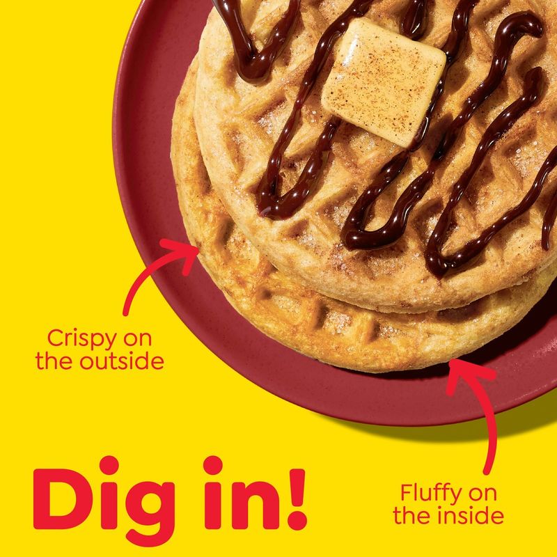 Eggo Cinnamon Churro Waffles, 10 count, 12.3 oz