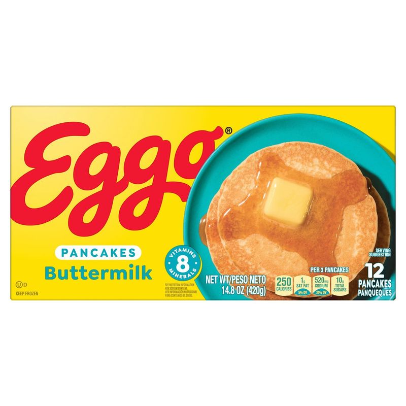 Eggo Buttermilk Pancakes, 12 count, 14.8 oz