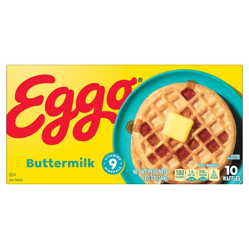 Eggo Buttermilk Waffles, 10 count, 12.3 oz