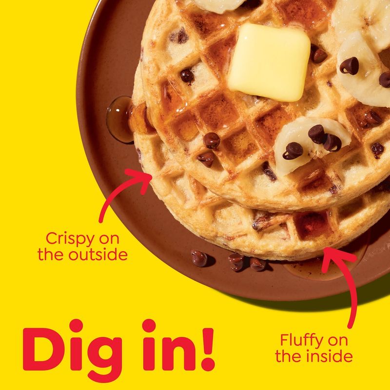 Eggo Chocolatey Chip Banana Waffles, 10 count, 12.3 oz