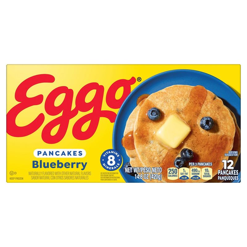 Eggo Blueberry Pancakes, 12 count, 14.8 oz