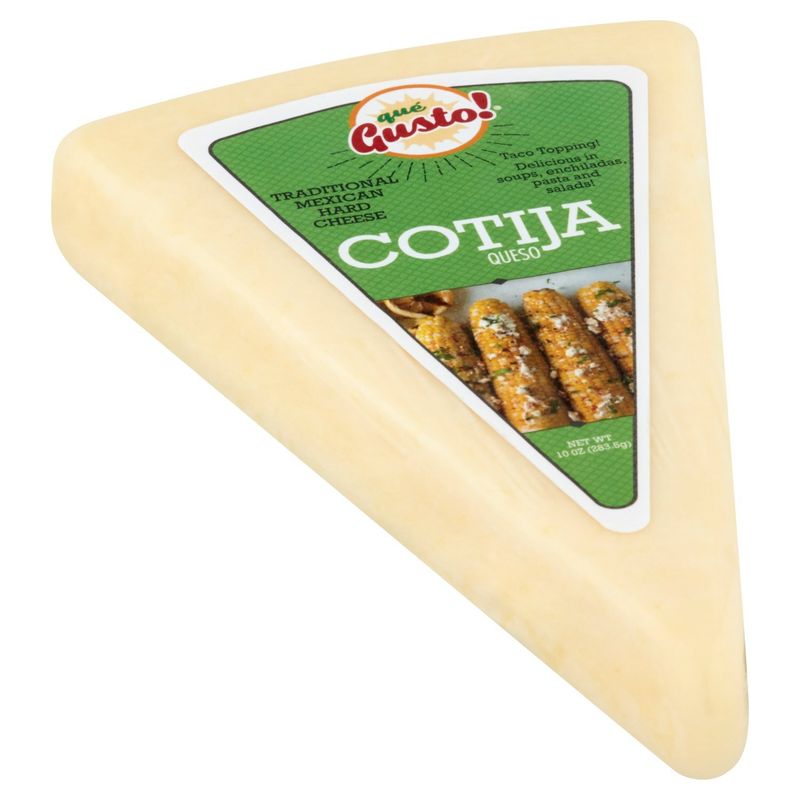 Qué Gusto! Cotija Cheese, 10 oz