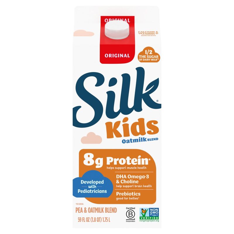 Silk Kids Original Pea &amp; Oatmilk Blend, 59 fl oz