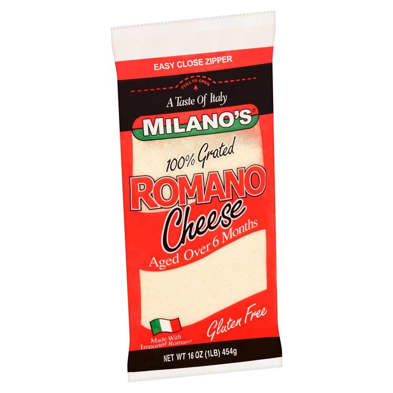 Milano's 100% Grated Romano Cheese, 16 oz