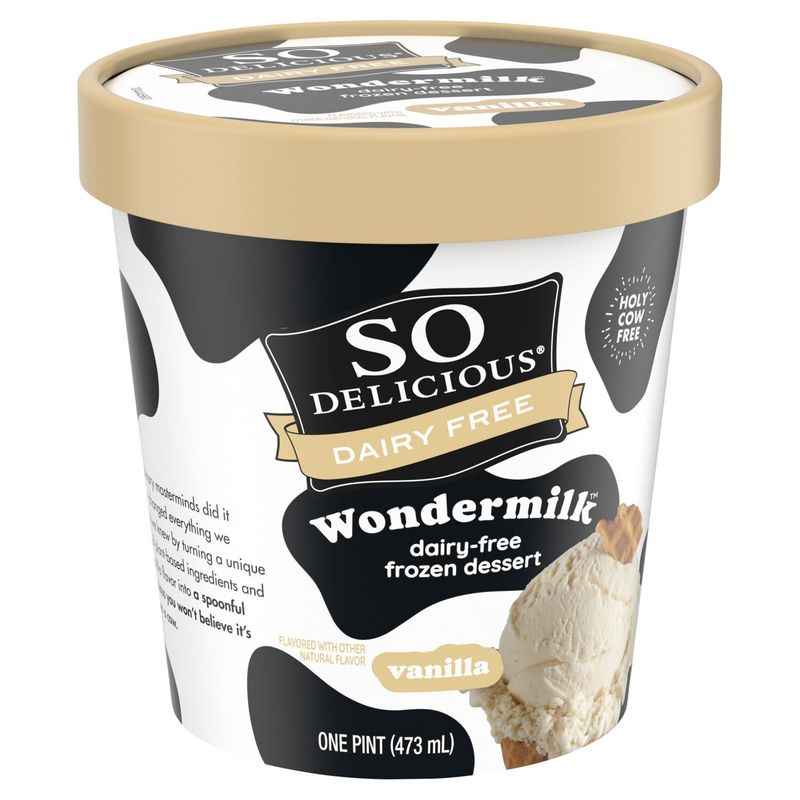 So Delicious Dairy Free Vanilla Bean Non-Dairy Frozen Dessert, 1 pint