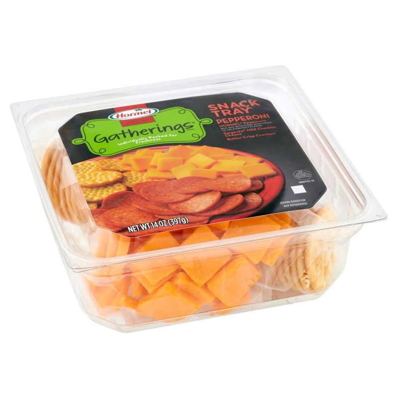 Hormel Gatherings Pepperoni Snack Tray, 14 oz