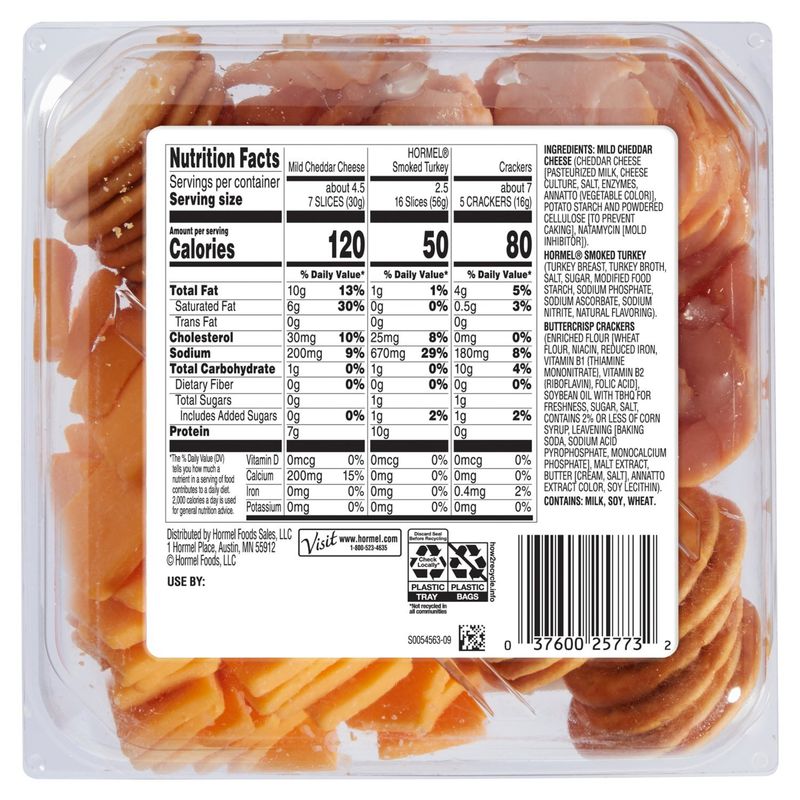 Hormel Gatherings Smoked Turkey Snack Tray, 14 oz