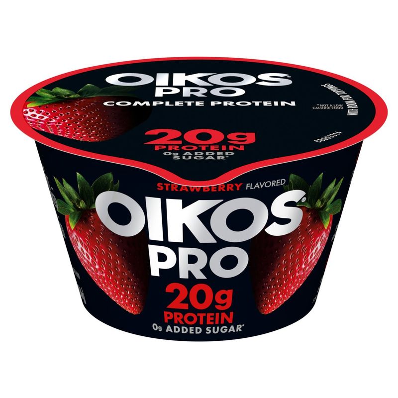 Oikos Pro Strawberry Flavored Yogurt-Cultured Ultra-Filtered Milk, 5.3 oz