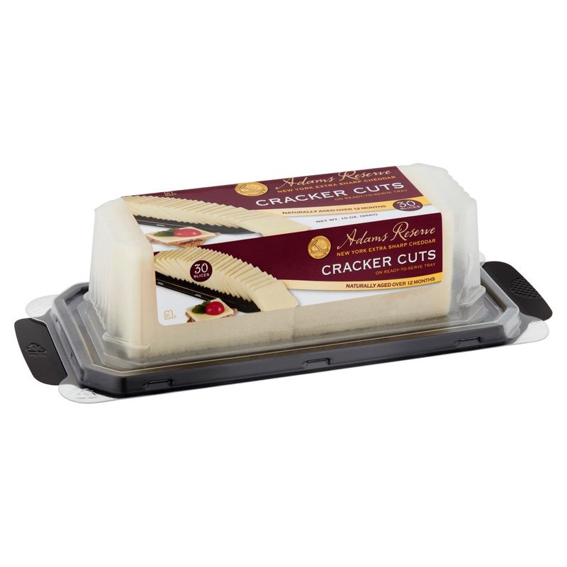 Adams Reserve Cracker Cuts Cheese, 30 count, 10 oz