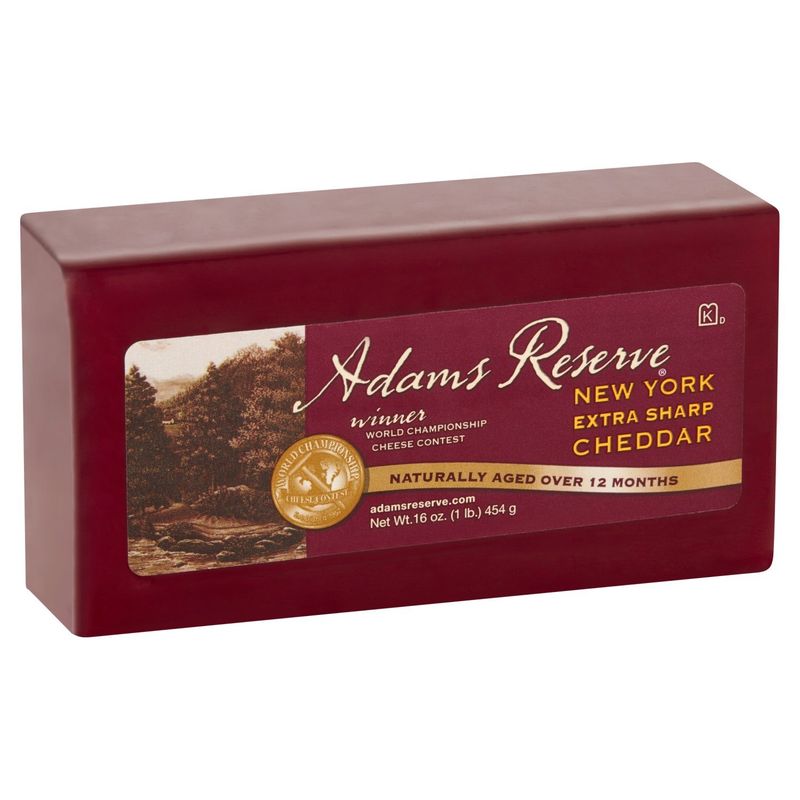 Adams Reserve New York Extra Sharp Cheddar Cheese, 16 oz