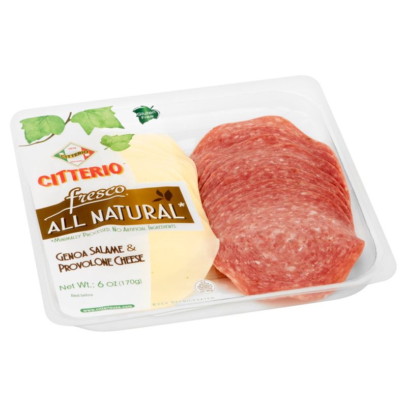 Citterio Fresco Genoa Salame &amp; Provolone Cheese, 6 oz