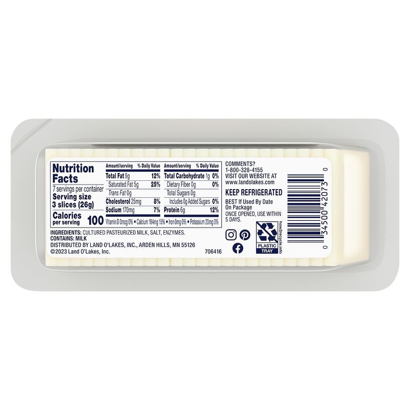Land O Lakes Cracker Cuts Extra Sharp White Cheddar Cheese, 7 oz