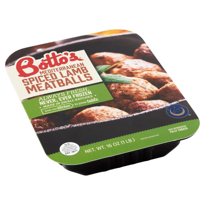 Botto's Mediterranean Spiced Lamb Meatballs, 16 oz
