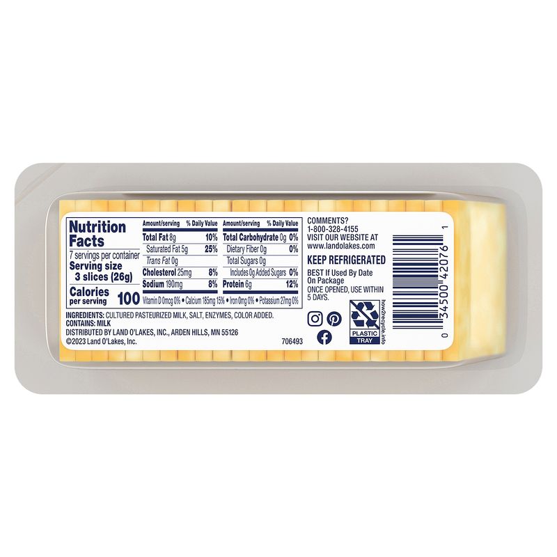 Land O Lakes Cracker Cuts Co-Jack Cheese, 7 oz