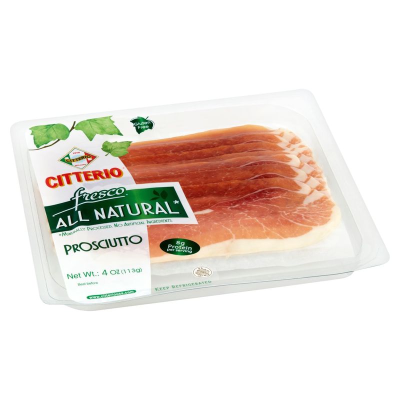 Citterio Fresco All Natural Prosciutto, 4 oz
