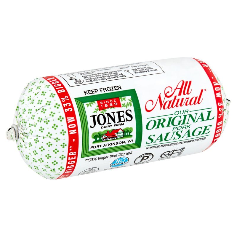 Jones Dairy Farm All Natural Original Pork Sausage, 16 oz