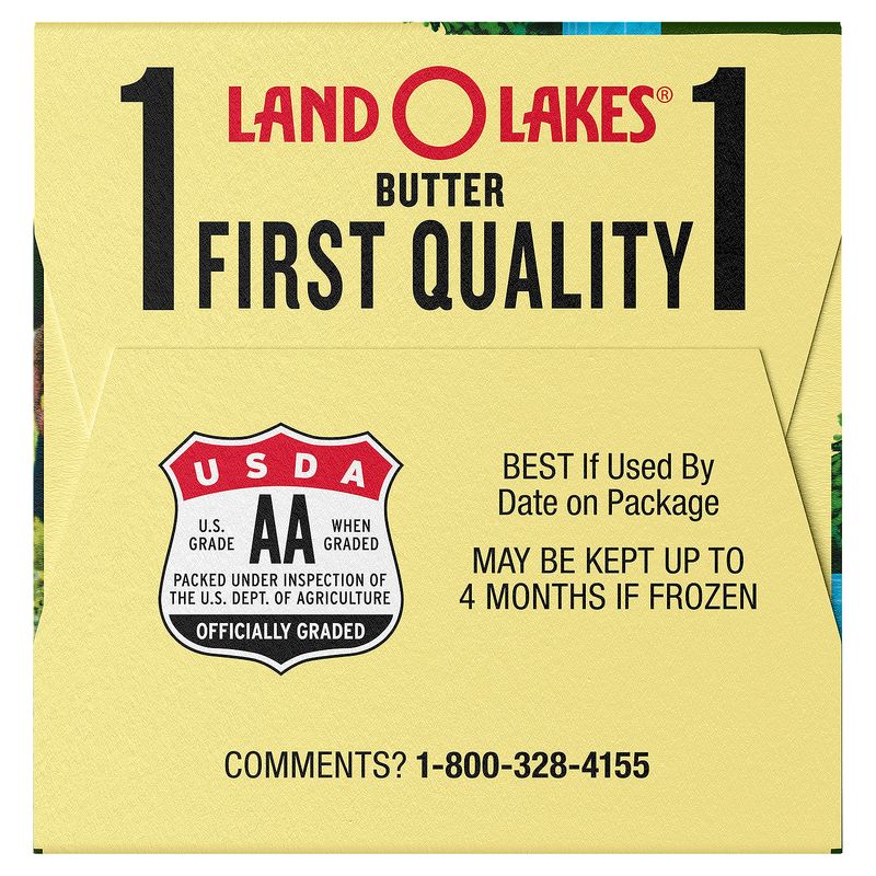Land O Lakes Salted Butter, 4 count, 1 lb