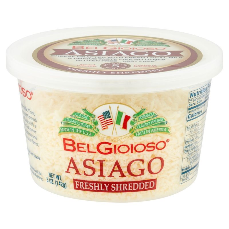 BelGioioso Freshly Shredded Asiago Cheese, 5 oz