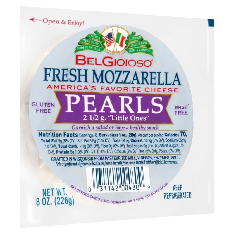 BelGioioso Pearls Fresh Mozzarella Cheese, 8 oz