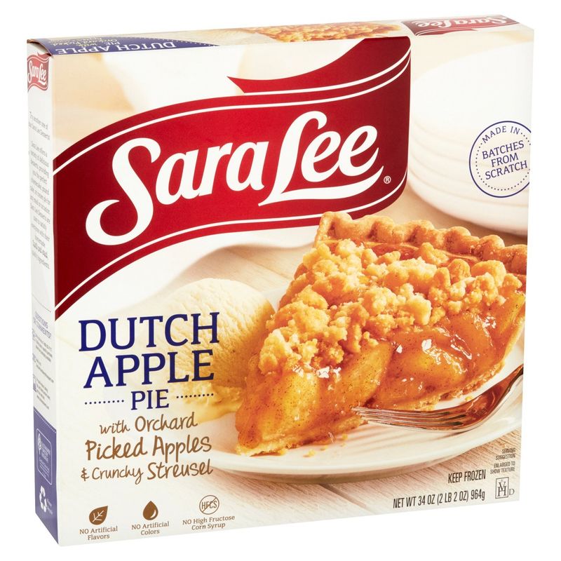 Sara Lee Dutch Apple Pie with Orchard Picked Apples &amp; Crunchy Streusel, 34 oz