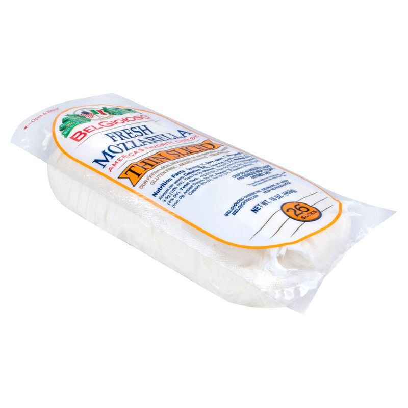 BelGioioso Thin-Sliced Mozzarella, 16 oz