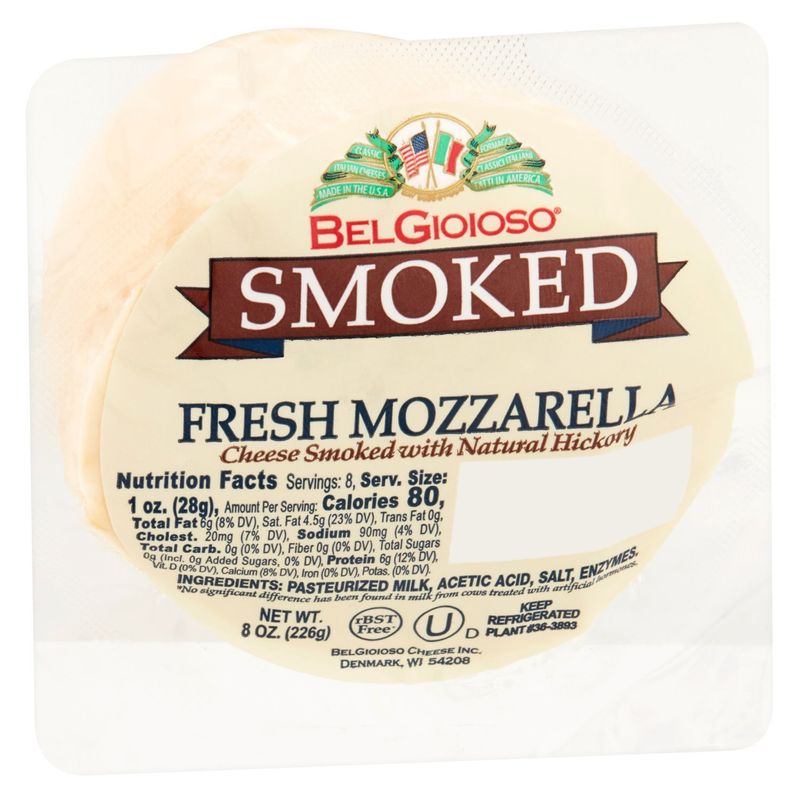 BelGioioso Smoked Fresh Mozzarella Cheese, 8 oz