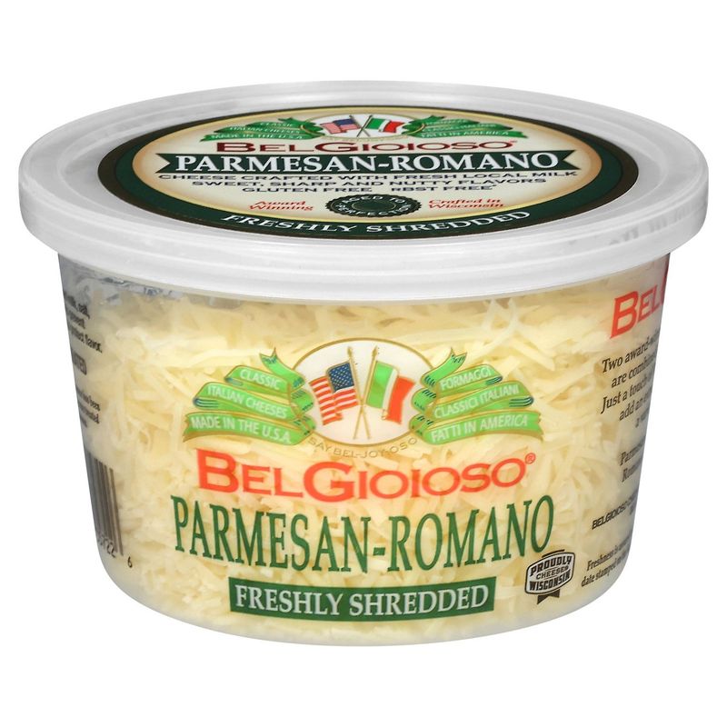 Belgioioso Parmesan-Romano Freshly Shredded Cheese, 5 oz