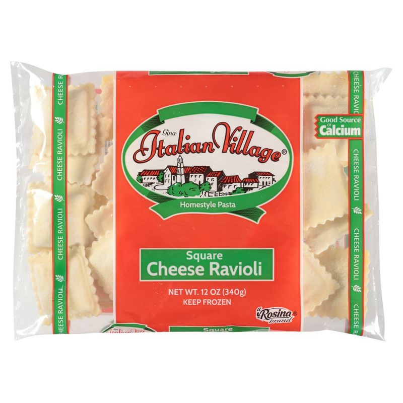Rosina Italian Village Square Cheese Ravioli Homestyle Pasta, 12 oz