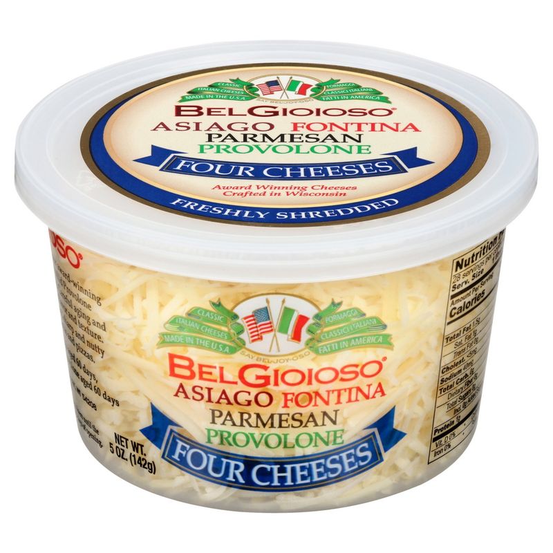 BelGioioso Four Cheeses, 5 oz