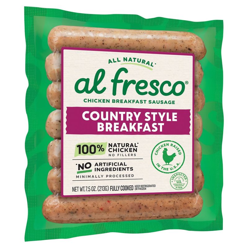 Al Fresco Country Style Chicken Breakfast Sausage, 7.5 oz