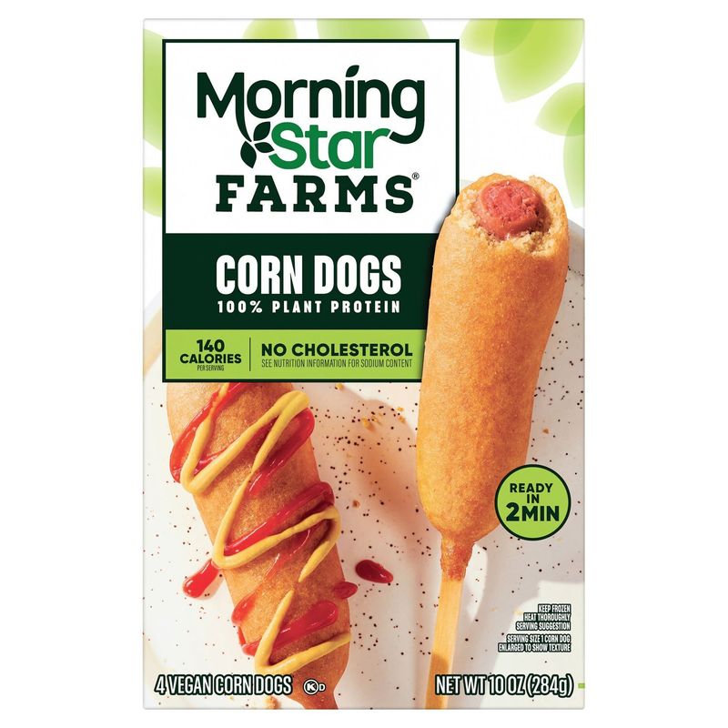 Morningstar Farms Farms Vegan Corn Dogs, 4 count, 10 oz