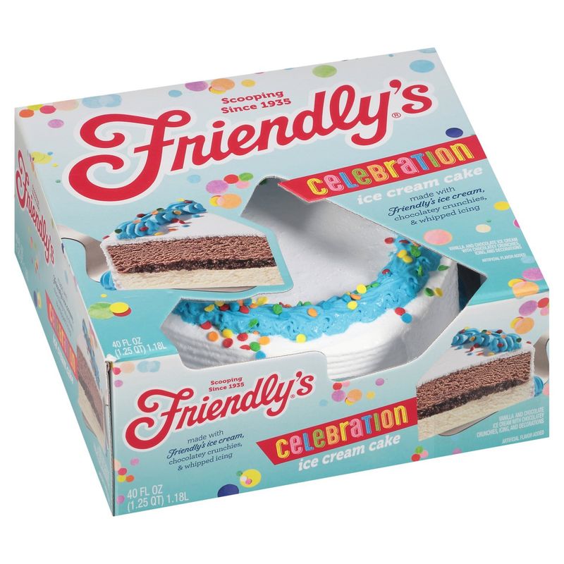Friendly's Celebration Ice Cream Cake, 40 fl oz