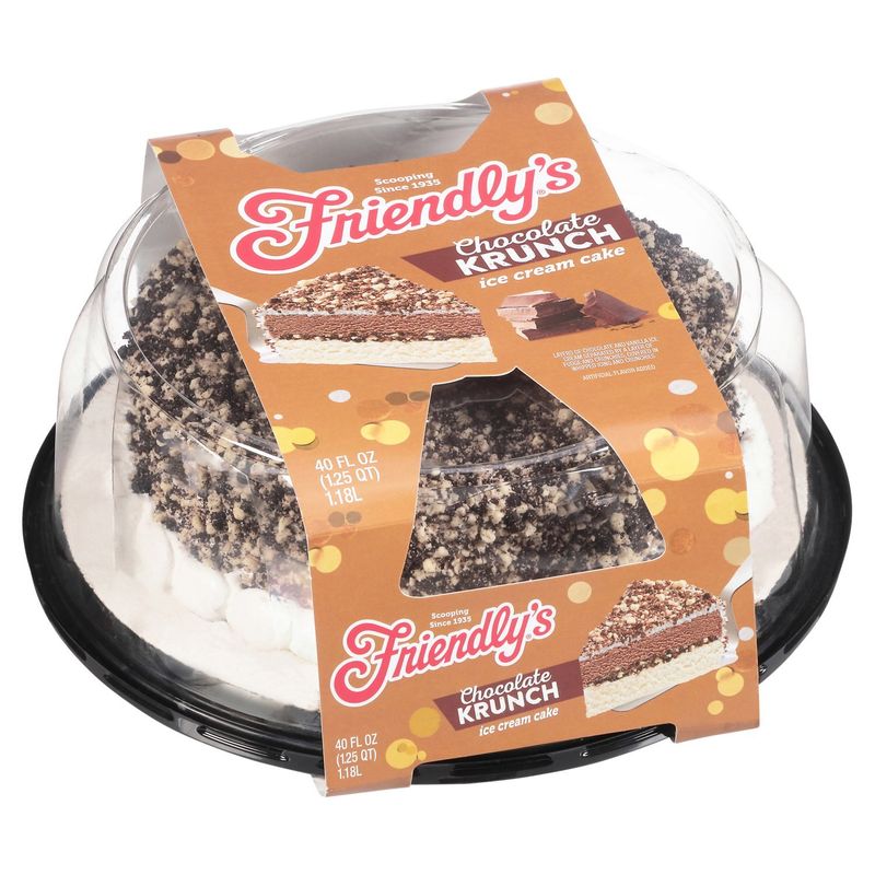 Friendly's Chocolate Krunch Ice Cream Cake, 40 fl oz